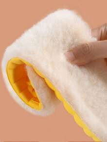 羊毛保暖鞋垫，羊毛自发热保暖鞋垫，冬季加厚绒面防臭软鞋垫，运动跑步，户外用品，冬季保暖鞋，配件礼品创意 - 米色 - 查看 5