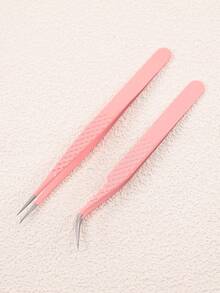 4pcs/2pcs/1pc Professional High-Quality High-Precision Stainless Steel Eyebrow, Eyelash Tweezers, Suitable For Facial Hair, Ingrown Hair, Eyelash Extension, Eyelash Lift, Eyebrow Grooming Beauty Tools