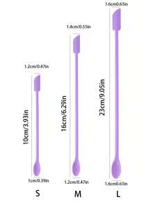 3 pezzi Spatola cosmetica in silicone a doppia testa 2 in 1, raschietto per bottiglie vuote, raschietto per gel doccia, strumento per raschiare il fondotinta, piccolo cucchiaio, cosmetici, economico, decorazione camera, vanità, viaggio, camera da letto, accessori per il trucco, economico, riempimento calze, trucco, strumenti per il trucco, roba economica, regali, regali per donne, regali di Natale