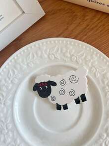 1pc Cute Cartoon Dog Design Hair Clip, Adorable Bangs/Side Clip, Rhinestone Decor, Fashionable Accessory, Claw Clips