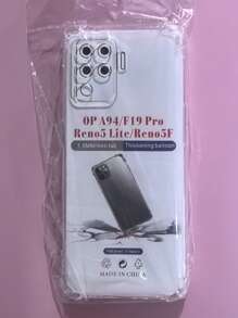 1 件 OPPO 透明防震保护壳，适用于 OPPO、Nothing 和 OnePlus 系列，手机壳，手机保护膜，手机壳，手机保护套，防震手机壳，透明手机壳，简约手机壳，纯色手机壳，透明手机壳，TPU 防震手机壳（军用级减震），超薄手机壳防水防摔防刮