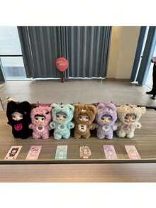 Figura de resina colgante de la serie Bubu Macaroon Blind Box Sitting Party