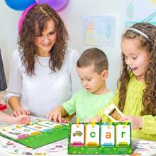 CVC Word Games, Desktop Educational Card With English Illustration For Natural Spelling And Sentence Building,Learning Activity Supplies Back To School (Colours And Details Are Random) - Multicolor - View 8