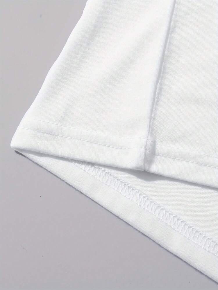 Women's Strawberry Print Casual T-Shirt Summer Fashion Graphic Tee For Ladies Comfortable Short Sleeve Top Perfect For Beach Party Or Everyday Wear - 白色 - 查看 5