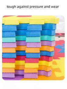 36pcs Baby Foam Puzzle Mat, Colorful Interlocking Tiles With Numbers & Letters, Non-Slip Crawling Play Mat For Living Room/Bedroom, Suitable For Early Education, Learning & Play, Soft Toy, Christmas/Halloween Gift, Children Toy, Infant Toy, Toddler Toy, Game, Kids Puzzle, Personalized Gift - Alphabet Crawling Mat - View 4