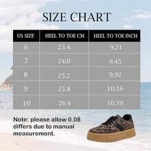 MEMON Womens Fashion Sneakers,Lace Up Platform Sneakers,Lightweight Casual Sneaker,Walking Sport SneakersChristmas - 棕色豹子me25010 - 查看 10