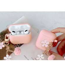 Compatible With Airpod Pro 2 / 3rd Generation - 1pc Silicone Protective Earphone Case - Pink - View 7