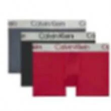 Calvin Klein Men's Boxer Briefs LV00NB4269-0GU 3pcs Letter Graphic Contrast Tape Brief - Boxer Briefs For Men Autumn Winter - A lot - View 2