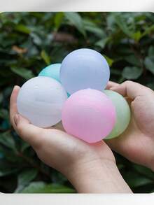 3/6/12/24 Stücke zufällige Farbe selbstschließende wiederverwendbare Wasserbälle - Schnell-Füll-Wasserbomben-Spielzeug - Silikon Wassersplash-Bälle, Wasserbomben, coole Spielsachen - Sommer Schwimmbad Strand Outdoor Spielzeug - Geeignet für Kinderspielzeug und Kinderspiele