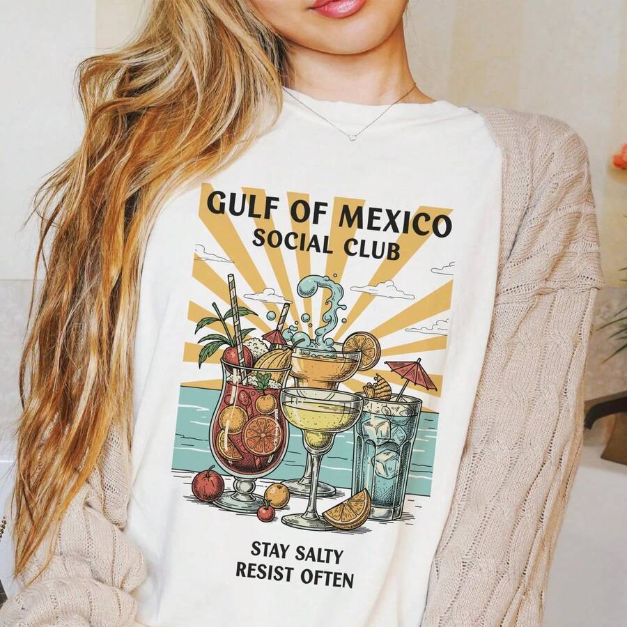 Wo Vintage Mexico Social Club Comfort Shirt Gift For Democrat Anti Shirt Cotton Y2K Top Daily Streetwear - Trắng 7 - Xem 1
