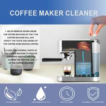 Pastillas de limpieza para máquina de café, pastillas de descalcificación especializadas para el mantenimiento del cabezal de preparación y el filtro de la cafetera - Multicolor - Ver 7