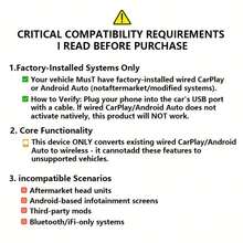 yesido 2-In-1 Wireless CarPlay & Android Auto Adapter - Plug & Play CarPlay Dongle Converter, Fast Auto-Connect, No Delay, Compact Design For IPhone & Android With USB/USB-C Port (Black), Wireless Carplay Adapter, Car Audio Upgrade, Modern Car Accessory, Highquality Electronics, Without Battery - Multicolor - View 10