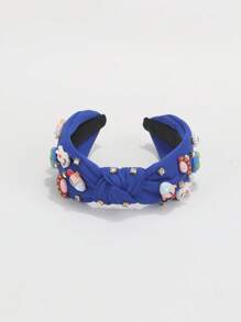 1pc Women's Astronaut Headband With Rhinestone Decor, Spaceship & Planet Saturn Design, Space Explorer Headpiece, Cosmic Element Gift, Hair Accessories, Hair Band, Hair Hoop, Hairband For Women, Autumn Outfits