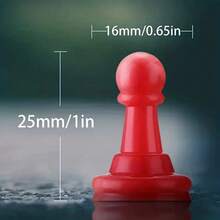 10/50/100pcs Colorful Plastic Game Pieces - Tabletop Markers, Suitable For Board Games, Game Accessories, Family Gatherings, Game Rooms And Backyard Board Game Accessories (Random Colors) - Multicolor - View 3