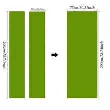 1/2pcs Blue Sky & Seascape Door Decal - Removable Self-Adhesive Tropical Beach Mural With Palm Trees & Ocean View, High-Quality Paper Suitable For Doors & Windows, Easy To Apply Home Decor, Plastic Surface Sticker Wall Stickers Wall Sticker Stickers Room Decor