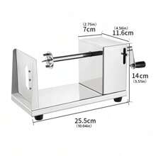 Maszynka stalowa krajalnica do zakręcanych ziemniaków nóż stalowy do frytek