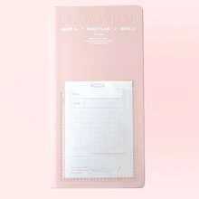 1 Pieza Planificador diario de productividad todo en uno, Agenda 2025, Cuaderno portátil, Lista de tareas, Libro de impresión de tarjeta de autodisciplina, Lista de tareas Memo - Multicolor - Ver 12