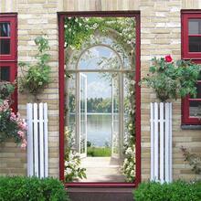 1/2 件活力阳光与花卉自粘墙贴 - 客厅、卧室、办公室装饰 | 现代抽象艺术壁画家居装饰房间装饰 - 彩色 - 查看 4