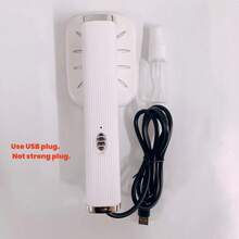 [便携式手持式] USB 供电便携式手持式熨烫机紧凑型旅行友好型迷你熨斗干/湿热压力设置，3D 感应设计家庭、办公室和外出使用完美的礼物创意，办公室服装维护时尚手持式熨斗时尚熨斗 - 彩色 - 查看 9