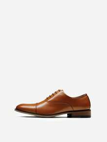 Men's Oxfords Formal Dress Shoes - Brown - View 5