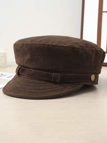 1 pièce Béret femme de couleur unie, polyvalent et rétro. Convient pour l'automne/l'hiver. Casquette d'artiste élégante. Casquette de type "newsboy" de haute qualité et chaude pour les déplacements quotidiens, le camping, les voyages, la randonnée, les parcs à thème, les cafés, les fermes, les rassemblements familiaux, les fêtes, les séances photo - MM2271 - Voir 15