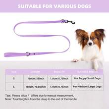 PVC Hundeleine, wasserdicht, geruchlos, rostfrei, leicht zu reinigen, angenehmes Griffgefühl, stabil und geeignet für kleine, mittlere und große Hunde, zum Spazierengehen und Training