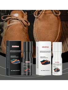 jakehoe 1 Set Suede & Nubuck Cleaner Kit (100ML Cleaner + Brush + Cloth), For Knit Boots, Leather And Canvas Cleaning - Blue - View 6