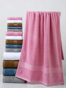 1件套毛巾套装，包含1条灰色极简轻薄浴巾（70*140厘米）、1条小号面巾/手巾（34*74厘米）和1条方形手帕（34*34厘米）。速干、吸水、柔软，适用于浴室、厨房、旅行、礼品、健身房、海滩、酒店、沙龙、户外等场合。适用于美容沙龙、酒店运动、家居必需品、毛巾、护肤等场合的浴巾 - 灰色 - 查看 4