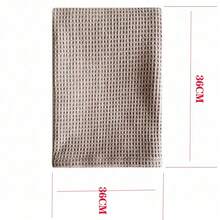 4pcs Plain Waffle Dishcloth Set, Pineapple Pattern Dishcloth, Kitchen Cleaning Rags