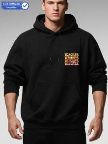 بلوزة رياضية مطبوعة قابلة للتخصيص للرجال مع كابوشون. أنيقة ومتعددة الاستخدامات، مثالية للخريف والشتاء. هذه البلوزة الرياضية المرحة قابلة للتخصيص بنصك وصورك، مناسبة لعيد الميلاد، هالوين، اليقطين، الأشباح، طباعات إعلانية، تصاميم ، شعارات فرق الرقص، شعارات الزي الرسمي للعمل، تصاميم الزي المدرسي الرسمي، وغير ذلك. يمكن ارتداؤها كبلوزة رياضية، مما يجعلها خيارًا مثاليًا للخريف والشتاء، مناسبة للعائلة والحيوانات الأليفة والأصدقاء وغير ذلك. - الأسود - مشاهدة 2