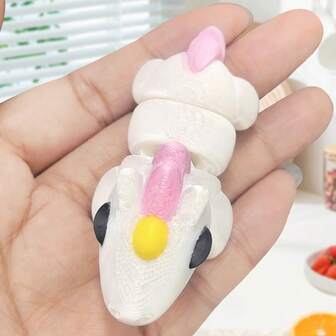 Great Wall Large 3D Printed Toys Lobster, Turtle, Rabbit, Shark, Whale, Dragon, Pig, Fox, Raccoon, Unicorn Animal Toys Movable Joint Realistic Hairless Statue Articulated Rotatable Desktop Decoration Animal Toy Collection Decorations