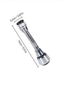 2pcs 360° Rotatable Faucet Aerator, Dual Mode High Pressure Water Saving Tap Extender, Plastic Splash-Proof Faucet Sprayer Attachment, No Electricity Needed, Bathroom Accessory