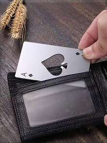 Kreative Flaschenöffner, minimalistischer Getränkeflaschenöffner, Schlüsselanhänger Bierflaschenöffner, kleiner & großer Anhänger Flaschenöffner, multifunktionaler Bierflaschenöffner, kreativer Spielkarten Bierflaschenöffner, Edelstahl Flaschenöffner, Pik Flaschenöffner, personalisierter Bierflaschenöffner