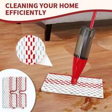 2 PCS Microfiber Spray Mop Pads Compatible With OCedar Promist MAX Washable Reusable Mop Refills Pads DualAction Washable Flip Mops Pads Replacement For All Surface Floor Cleaning