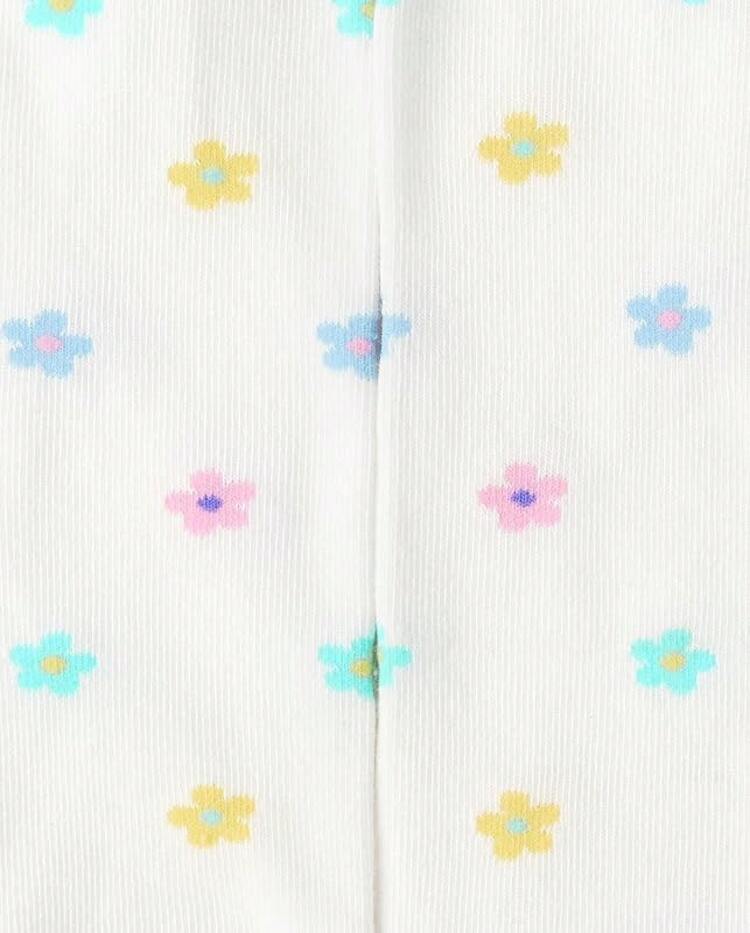 And Toddler Tights Medias Niñas - Conejito rosa/Estrellas blancas - Añade 5