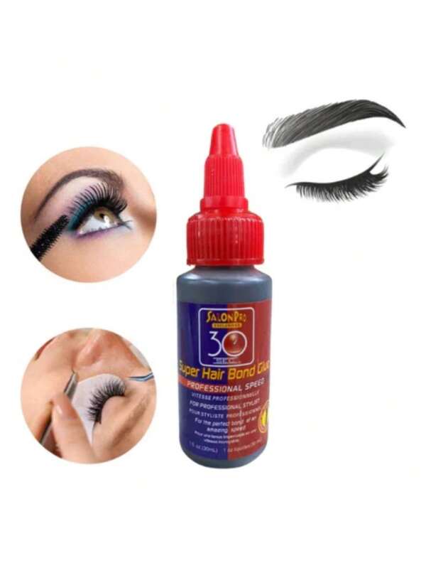 Cola Para Extensão De Cílios 30 Sec Rápido Salon Pro 30ml