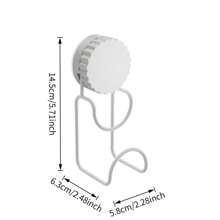 Rotierender Saugnapf Waschbecken Aufbewahrungshaken, einfache Installation, wiederverwendbar, multifunktionale Badezimmer Waschbecken Aufbewahrung