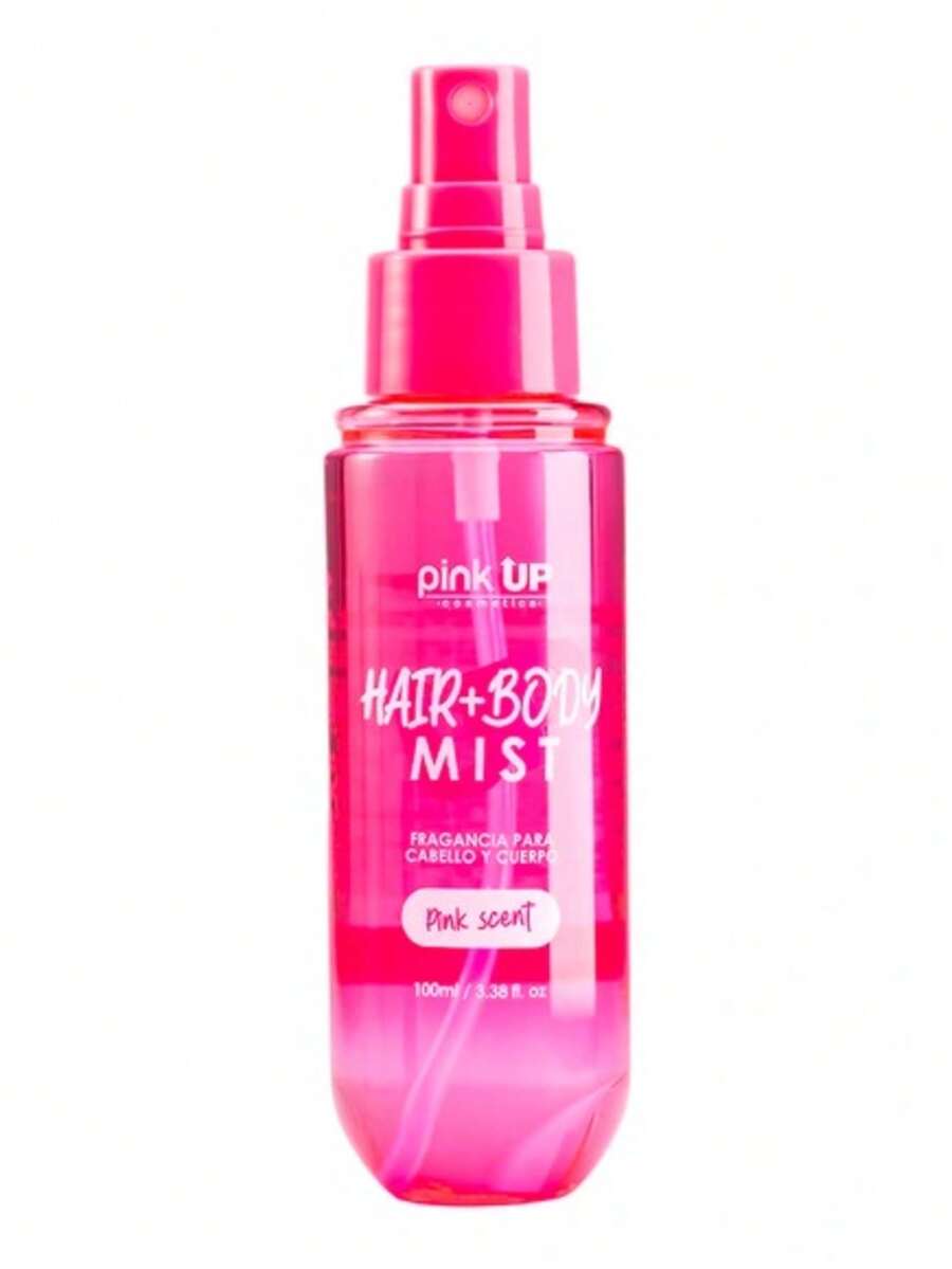Fragancia para cabello y Body Hair Body Mist Pink Up, spray perfumado para cabello y Body, aroma suave y femenino, presentación Pink Up - Pink Scent - Ver 1