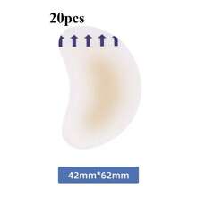 20 piezas/10 piezas Parches para ampollas, Almohadillas de gel para ampollas, Vendajes acolchados, Protector de gel invisible para ampollas, Parches protectores para ampollas en el talón, el pie y los dedos de los pies, Adhesivos hidrocolloides para el cuidado de ampollas en el talón - Pegatinas antidesgaste, Parches para pedicura, Herramientas para el cuidado de los pies
