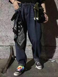 2pcs Unisex Paisley & Floral Print Bandana, Versatile Headband, Neckerchief, Fashion Accessory Men Accessories Men Scarves