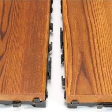 Anti-Corrosion Carbonized Wood Outdoor Garden Interlocking Thick Flooring, Indoor & Outdoor Patio Flooring - Multicolor - View 11