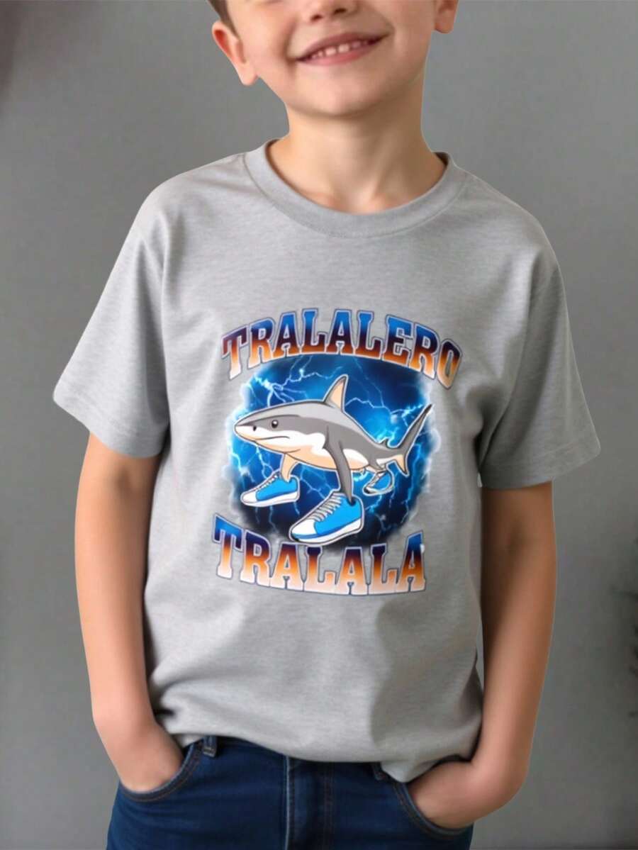 Young Boys T-Shirts - Grey - View 1