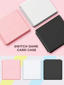 1 hộp đựng thẻ trò chơi Switch, tùy chọn 12 khe cắm và 24 khe cắm tương thích với New Switch 2 (2025), Switch NS/Switch OLED/Lite & Thẻ nhớ Micro SD, Hộp lưu trữ thẻ SD, Hộp lưu trữ thẻ nhớ, Hộp bảo vệ cứng để tránh mất mát, Hộp đựng thẻ trò chơi nhỏ gọn, Phụ kiện tay cầm chơi game, Phụ kiện Switch - Nhiều màu - Xem 6