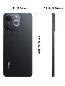 Realme Note 70T 全球解锁智能手机，搭载 Unisoc T7250 八核芯片，6.75 英寸 90Hz HD+ 眼部舒适显示屏，6000mAh 长效电池，13MP 超清晰摄像头，IP54 防尘/防水，4GB+64GB/4GB+128GB/4GB+256GB（黑色/金色） - 金色 - 查看 12