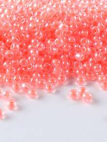 GO2CJBEADS 10克多色2毫米银线圆形洛可可玻璃种子珠，可DIY手链