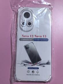 3pcs Transparent Four-Corner Anti-Fall Case Compatible With Huawei/Honor Series, Huawei/Honor Transparent Four-Corner Anti-Fall Phone Case, Phone Case, Phone Protective Cover, Phone Shell, Phone Sleeve, Anti-Fall Phone Case, Transparent Phone Case, Minimalist Phone Case, Solid Color Phone Case, Transparent Phone Case, TPU Anti-Fall Phone Case (Military-Grade Anti-Fall)