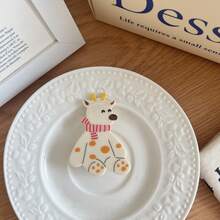 1pc Cute Cartoon Dog Design Hair Clip, Adorable Bangs/Side Clip, Rhinestone Decor, Fashionable Accessory, Claw Clips