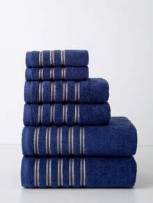 1 Stück blaues Handtuch, rechteckig 80*150cm für Erwachsene, Herren & Damen, geeignet für Schwimmen, Baden, Einwickeln, Küche, Gesichtwaschen, Händetrocknen; 40*70cm Handtuch oder 34*34cm Taschentuch, schnelltrocknend, saugfähig, weich, geeignet für Badezimmer, Küche, Reisen, Geschenke, Fitnessstudio, Strand, Hotel, Salon, Outdoor-Dusche Handtücher für Schönheitssalon, Hotel Sport, Haushaltsgegenstände, Handtuch, Hautpflege Badetuch - Blau - Übersicht 1