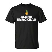 Aloha Snackbar Tank Top T-Shirt - Black 5 - View 1