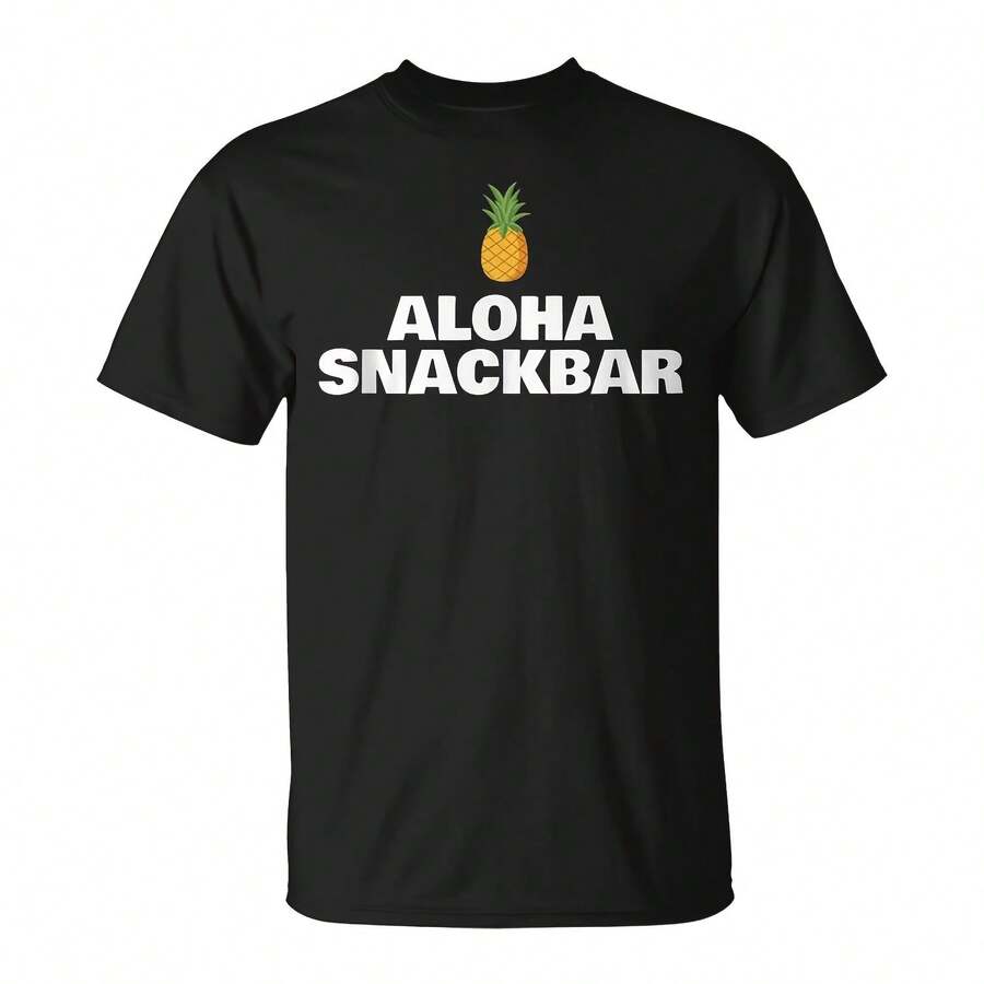 Aloha Snackbar Tank Top T-Shirt - Black 5 - View 1
